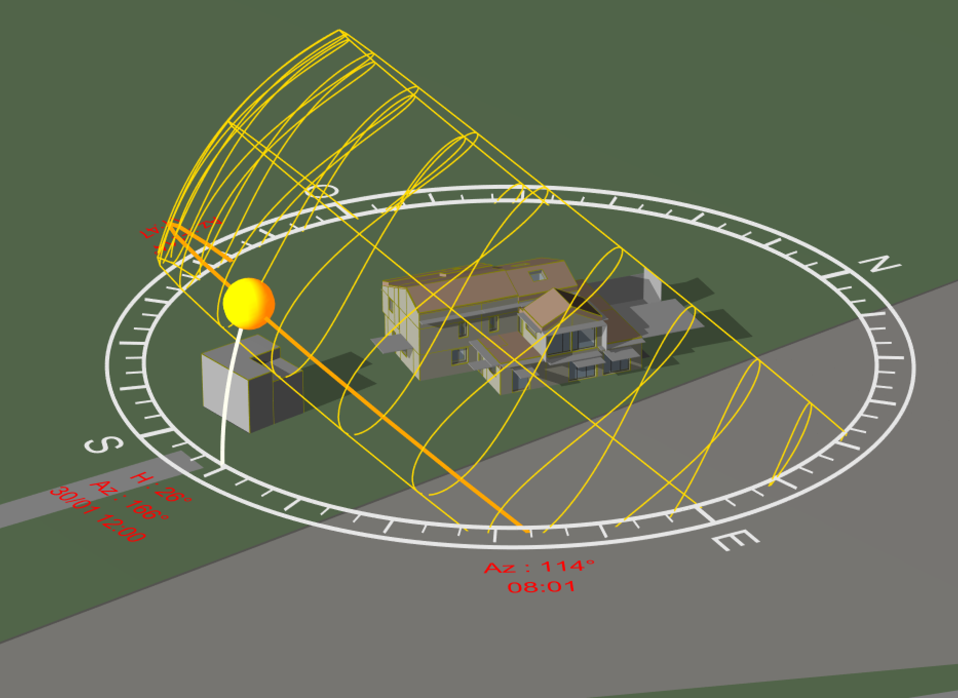 Exemple de modélisation de masque solaire 01
